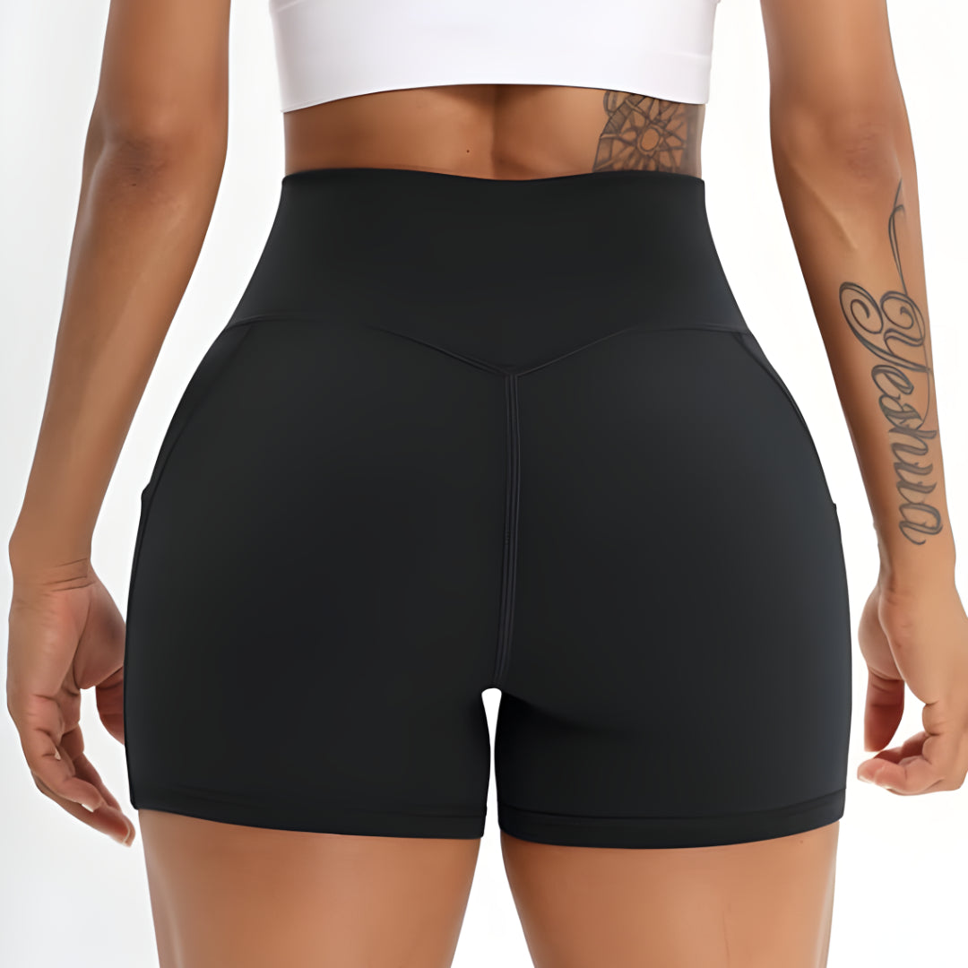 Women Workout Shorts | Cross Waist